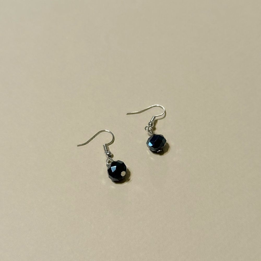 Crystal drop earrings N781 - Picture 2 of 5